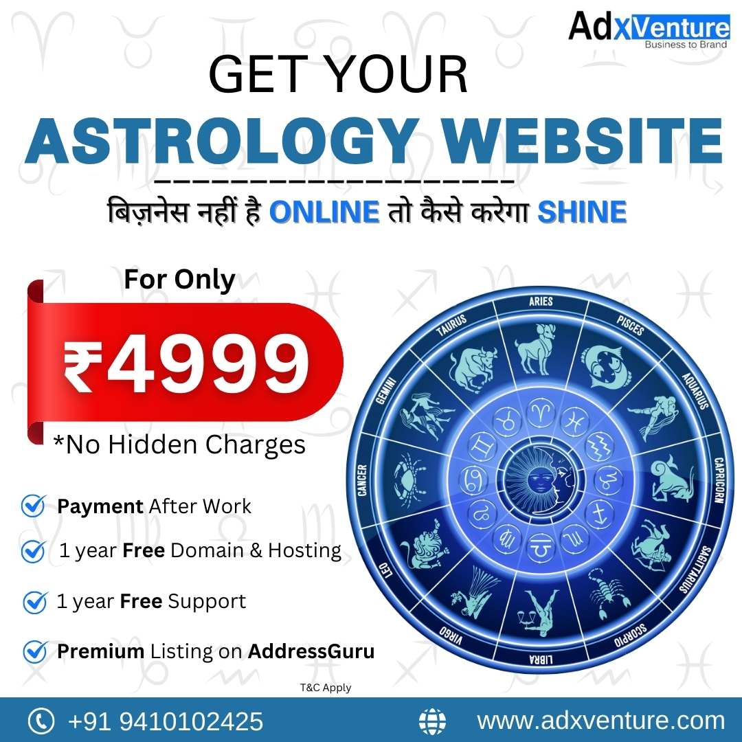 Build Your Astrology Website | AdxVenture